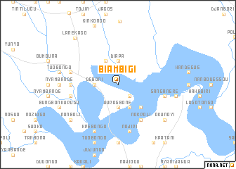 map of Biambigi
