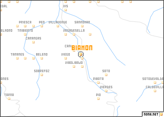 map of Biamón