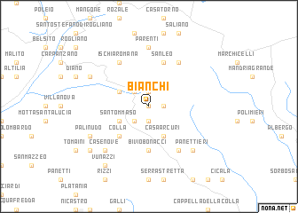 map of Bianchi