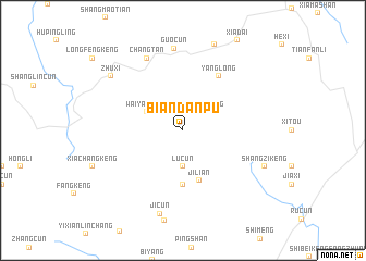 map of Biandanpu