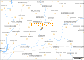 map of Biandazhuang