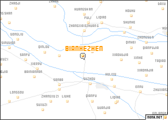 map of Bianhezhen