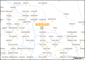 map of Biankuri