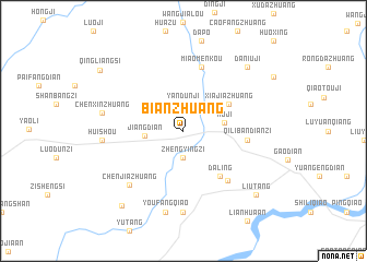 map of Bianzhuang