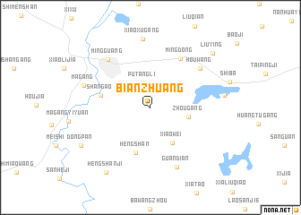 map of Bianzhuang