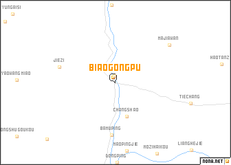 map of Biaogongpu