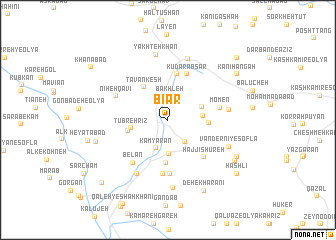 map of Bīār