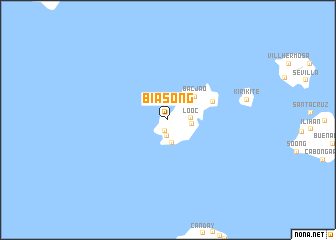 map of Biasong