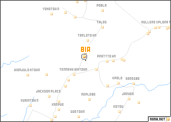 map of Bia