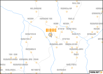 map of Bibaé