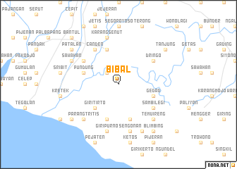 map of Bibal