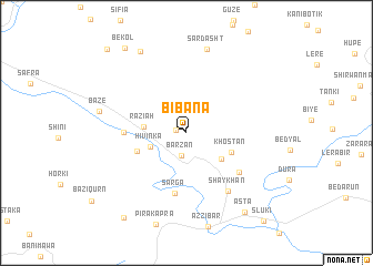 map of Bībāna
