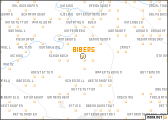 map of Biberg