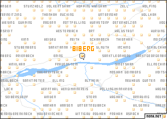 map of Biberg