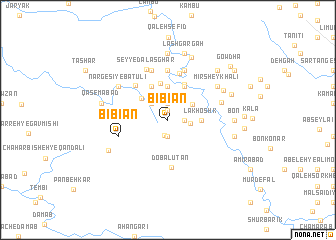 map of Bībīān