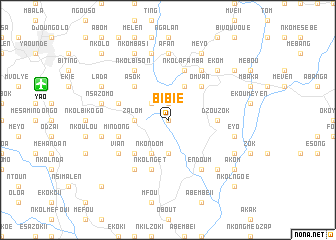 map of Bibié
