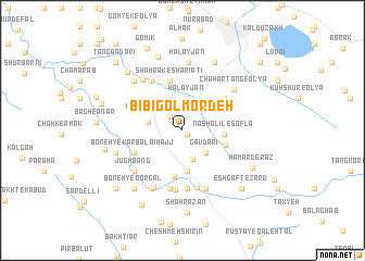 map of Bībī Gol Mordeh