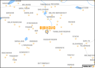 map of Bibikovo