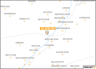 map of Bibikovo