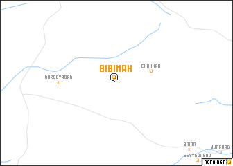 map of Bībī Mah
