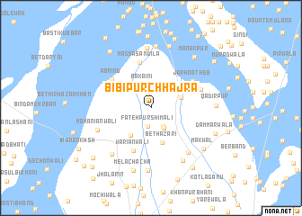 map of Bībīpur Chhajra