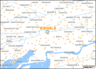 map of Bībīwāla