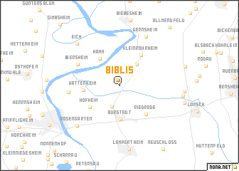 map of Biblis