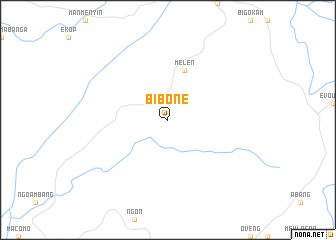 map of Biboné