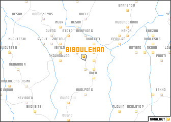map of Bibouleman