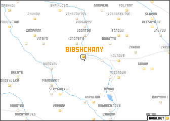 map of Bibshchany