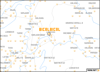 map of Bicalbical