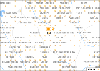 map of Bica