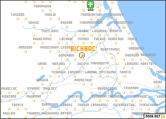 map of Bích Bắc