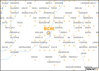 map of Biche