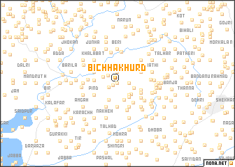 map of Bichha Khurd