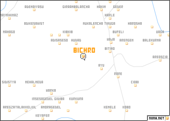 map of Bīchʼro