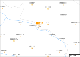 map of Bıcır