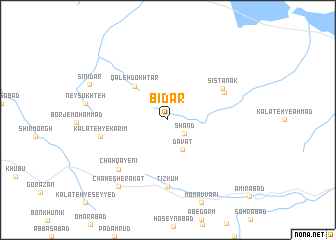 map of Bīdar