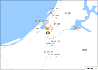 map of Bidá