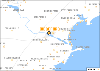 map of Biddeford