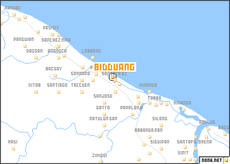 map of Bidduang