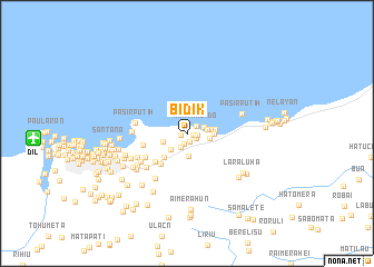 map of Bidik