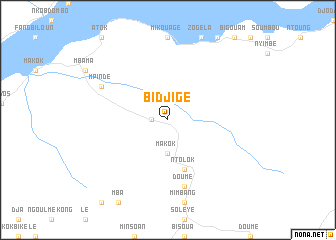 map of Bidjigé