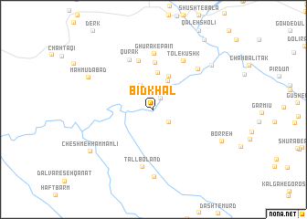 map of Bīd Khal