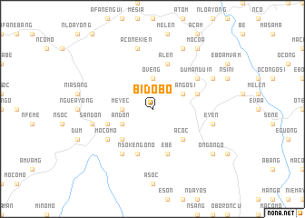 map of Bidobo