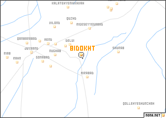 map of Bīdokht
