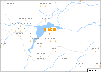 map of Bidonì