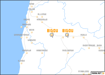 map of Bidou