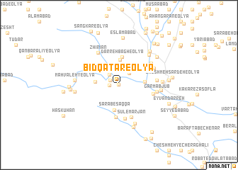 map of Bīd Qaţār-e ‘Olyā