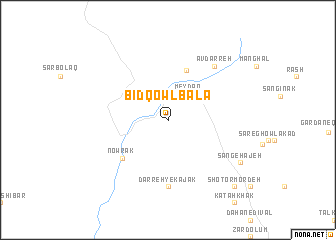 map of Bīd Qowl Bālā